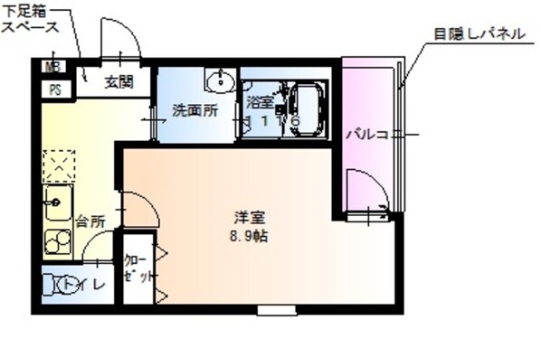 立花駅 徒歩13分 1階の物件間取画像